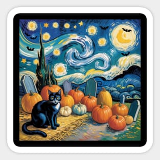 Halloween-Cat Sticker